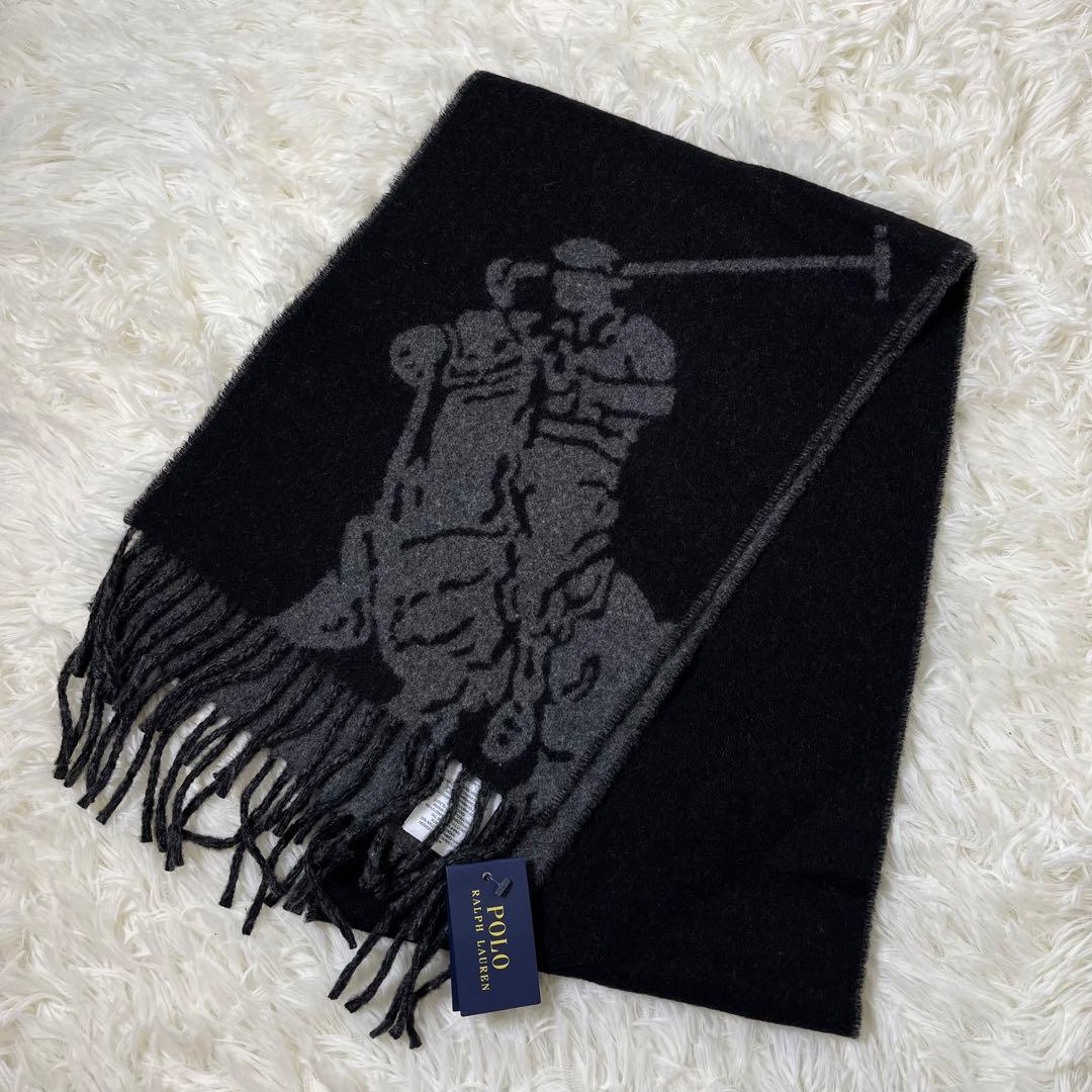 新品未使用 現行タグ　POLO RALPH LAUREN 箱付き　マフラー