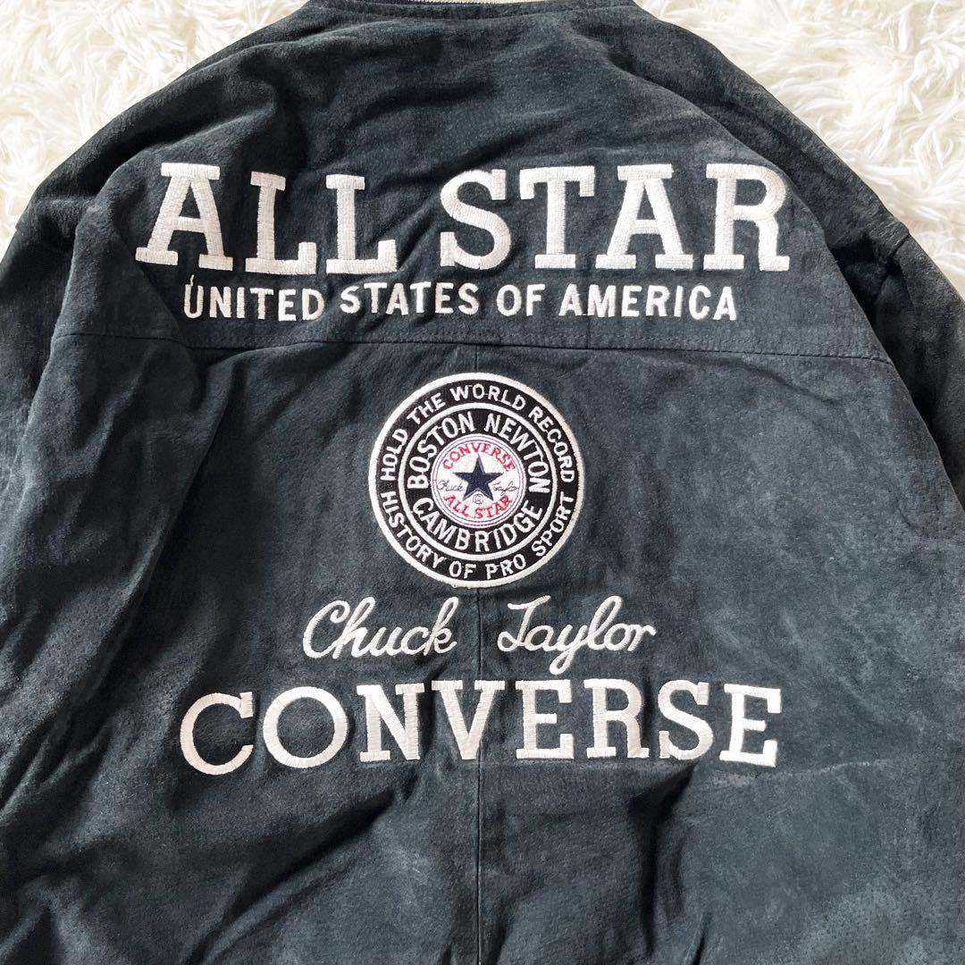 CONVERSE スタジャン Chuck Taylor スエード メンズM 黒系