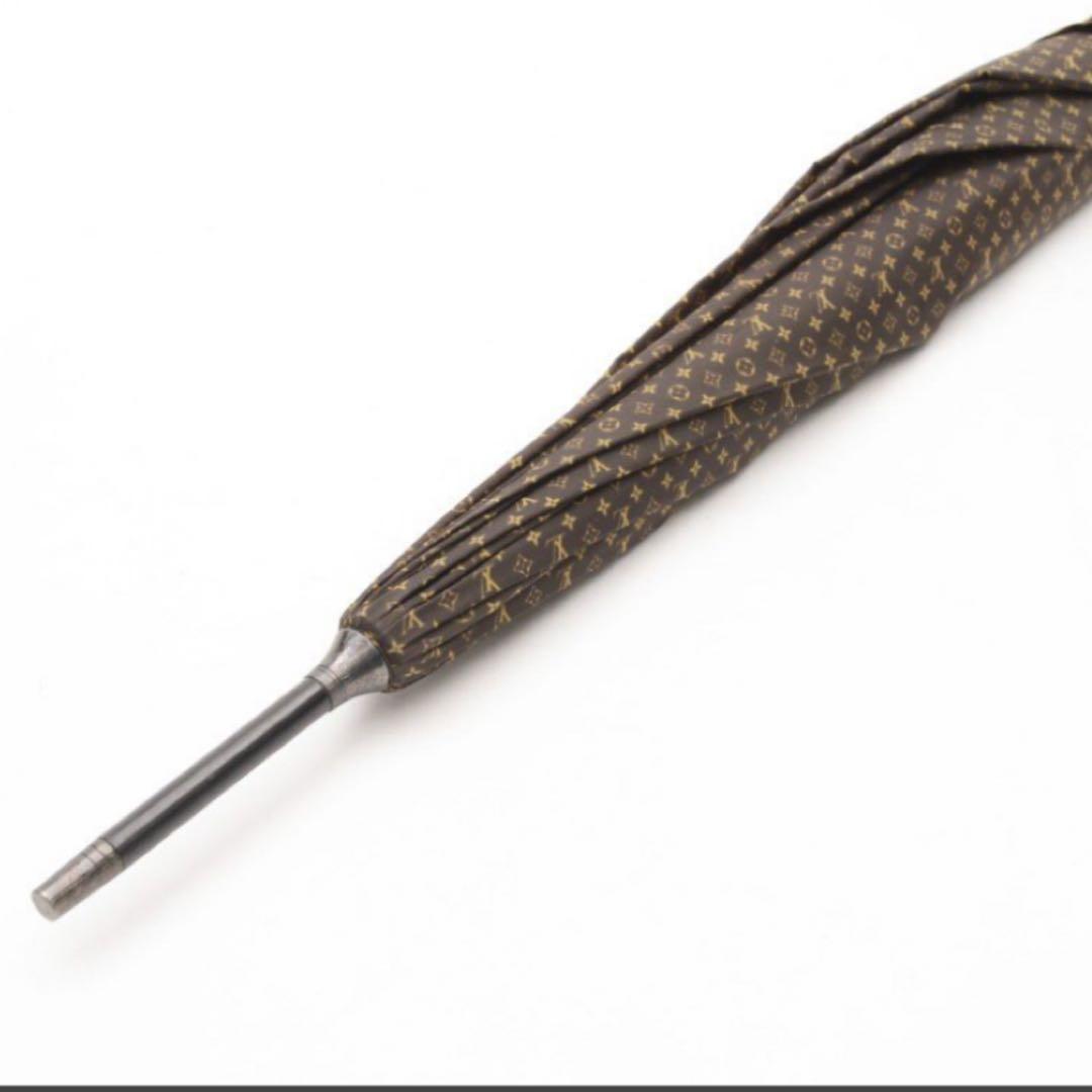 ルイヴィトン モノグラム パラプルュイジブレ 傘 90cm 7本骨 ブラウン