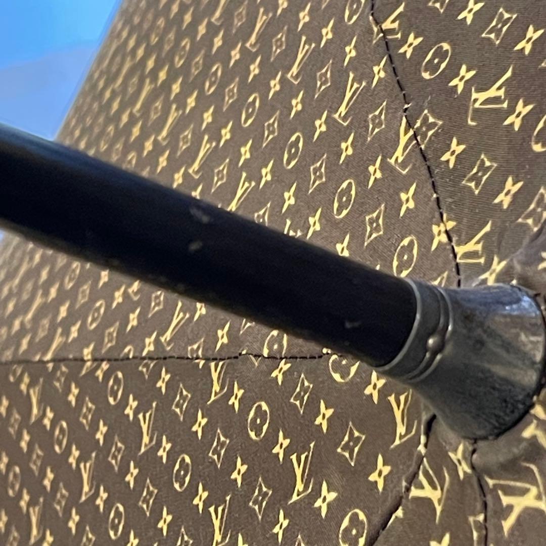 ルイヴィトン モノグラム パラプルュイジブレ 傘 90cm 7本骨 ブラウン