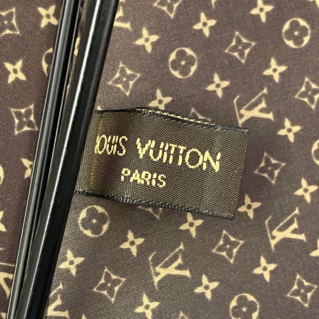 ルイヴィトン モノグラム パラプルュイジブレ 傘 90cm 7本骨 ブラウン