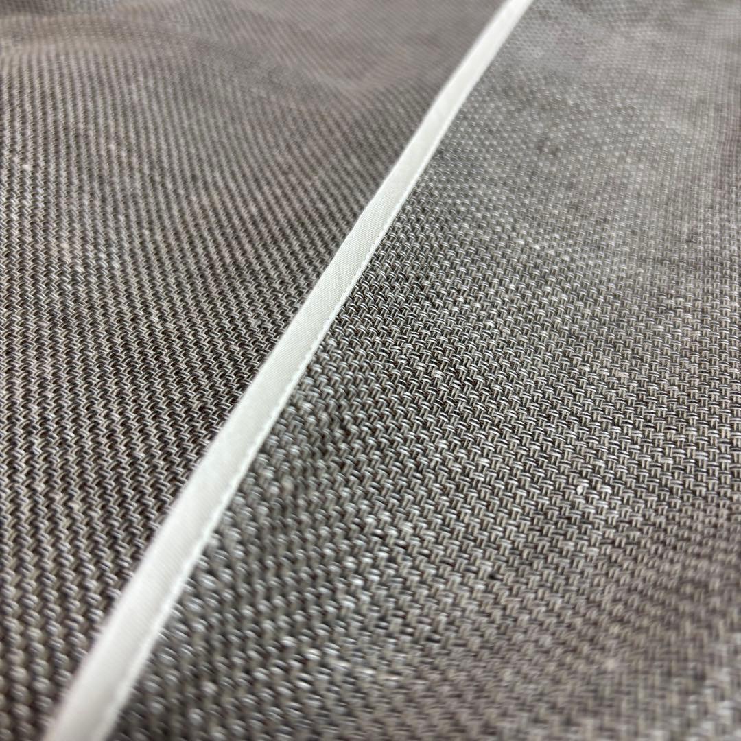 極美品　2023SS SACRA リネンコットンバスケットロングジレ