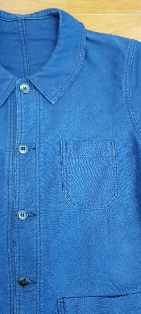 モールスキン　フレンチワークジャケット　ユーロヴィンテージ