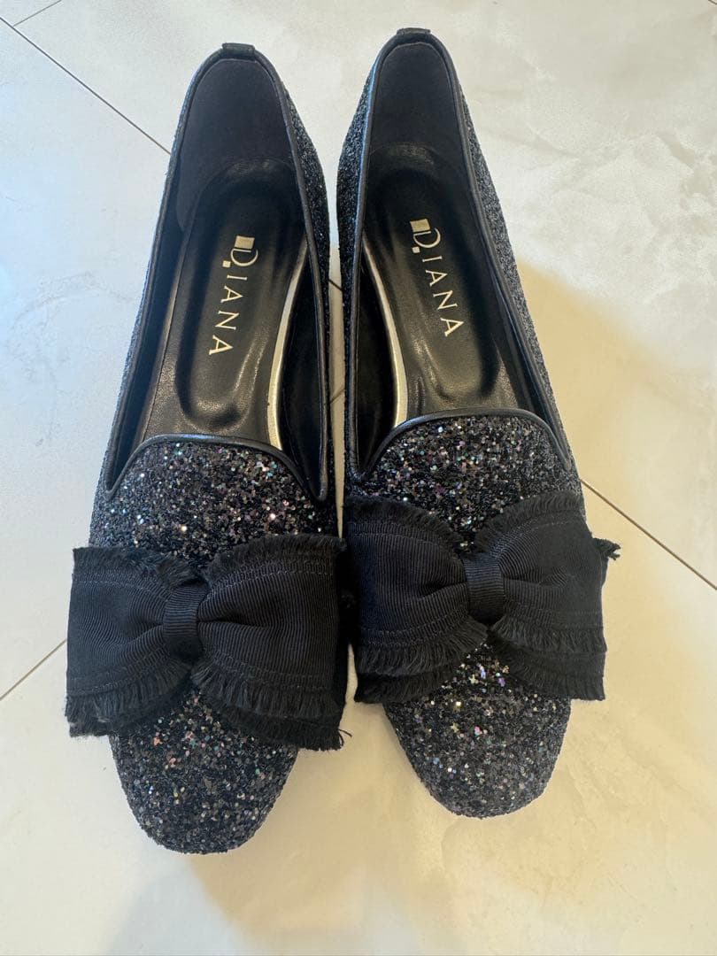らいらっく⭐︎ダイアナ　グリッター フラットシューズ