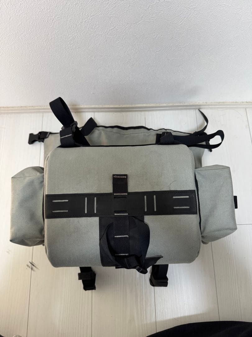 FAIRWEATHER handlebar bag ADV (グレー)ブルーラグ