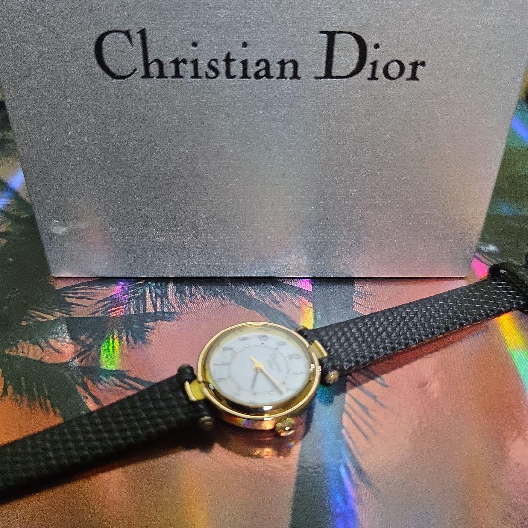 ⭐【美品希少レア】クリスチャンディオール3005ゴールド腕時計
