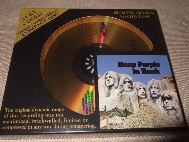 DEEP PURPLE,新品,24KT GOLD,ハード・ロック,IN ROCK