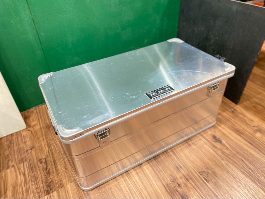希少 廃盤品 Dulton ダルトン アルミコンテナ Ｌサイズ 旧型コンボイ