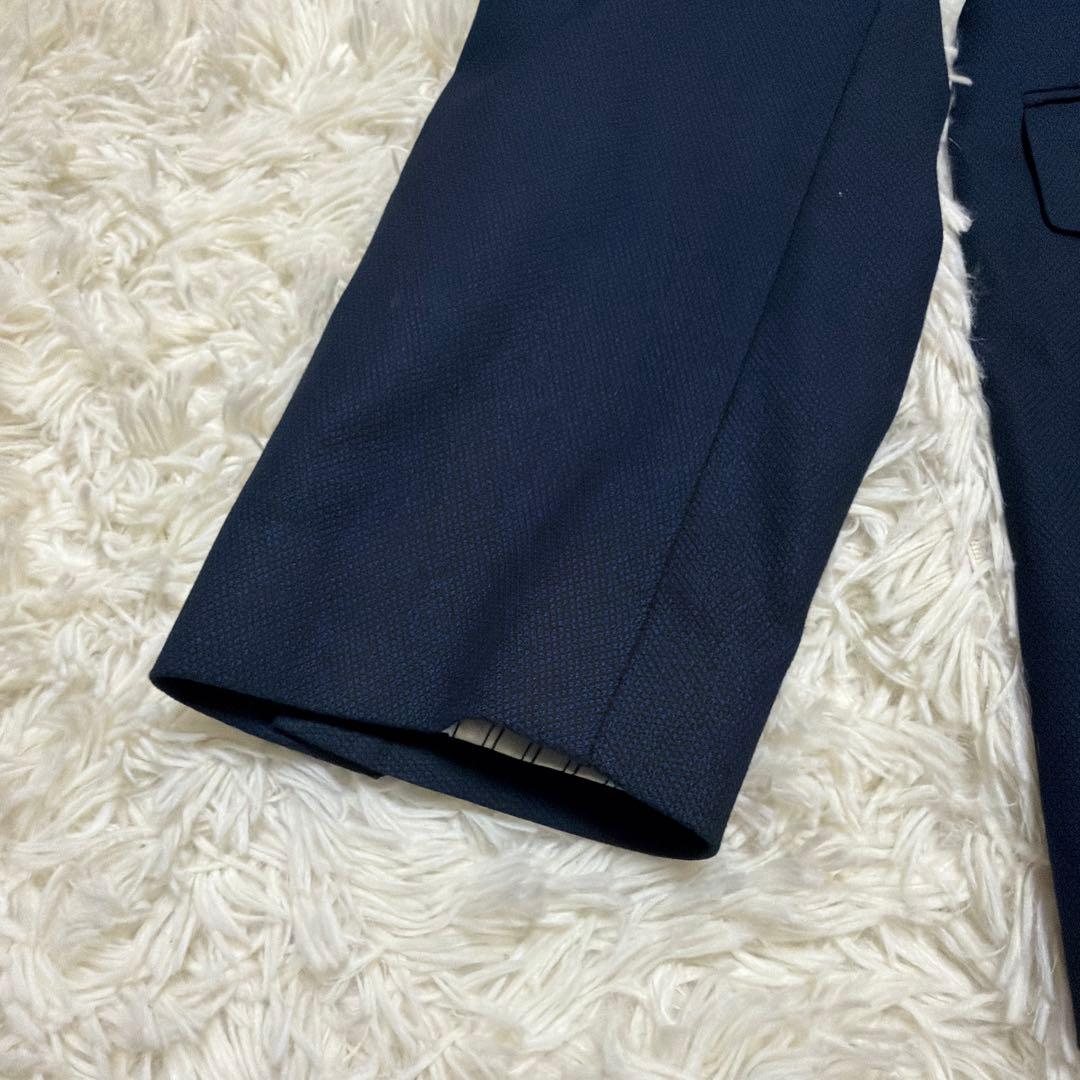 ZARA セットアップ スーツ ネイビー　総裏　EUR54 希少サイズ 紺
