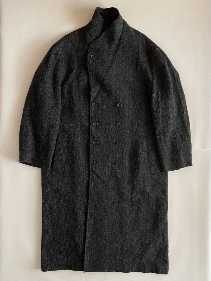 赤ラベル　赤タグ　Y's for men ワイズフォーメン　ツイード　コート