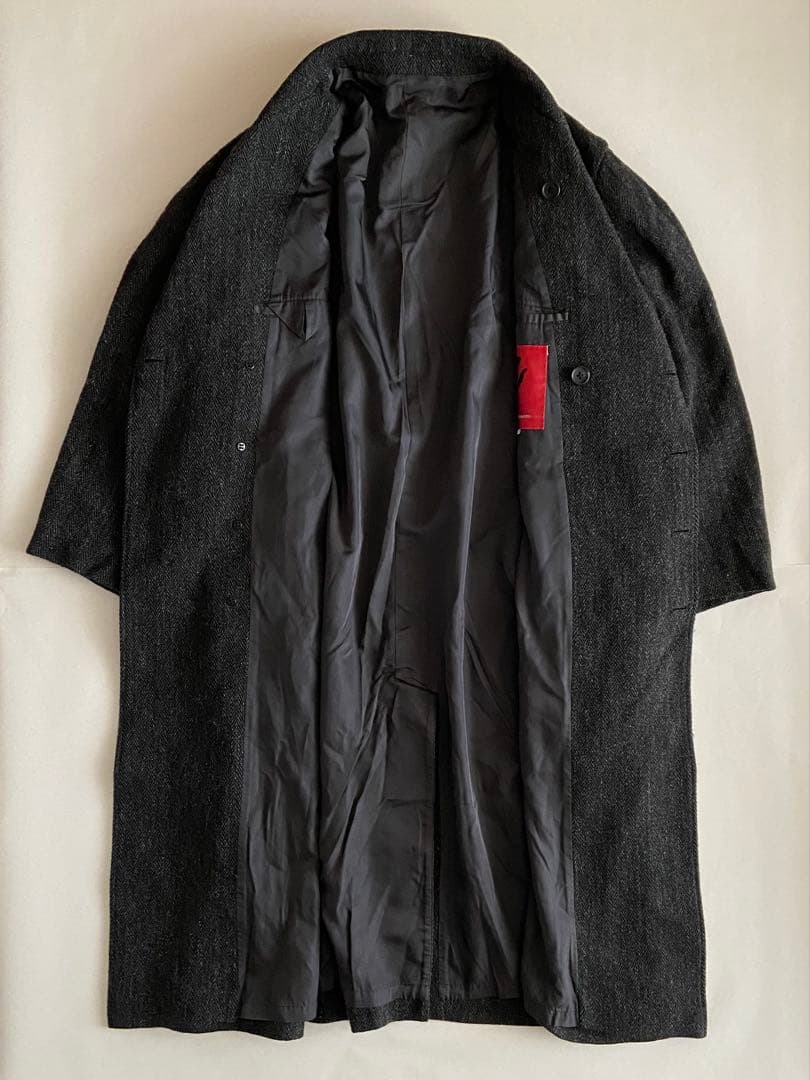 赤ラベル　赤タグ　Y's for men ワイズフォーメン　ツイード　コート