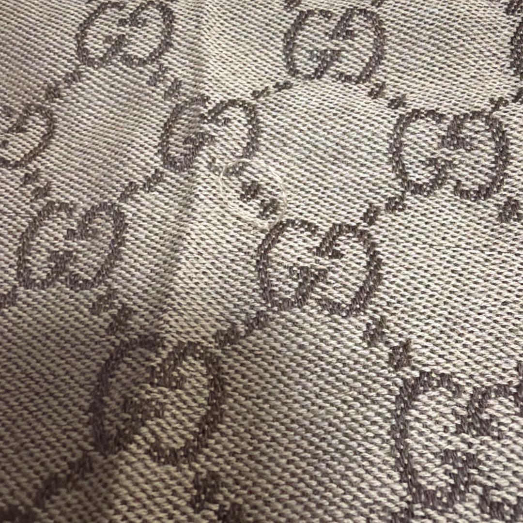 GUCCI マフラー　ストール　ブラウン