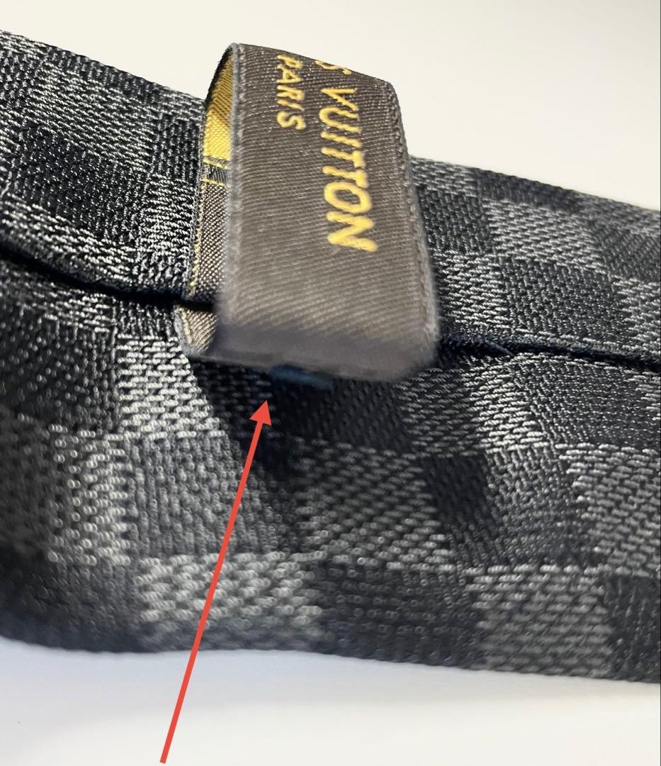 美品 ルイヴィトン ネクタイ ハイブランド ダミエ ジャガード グレー