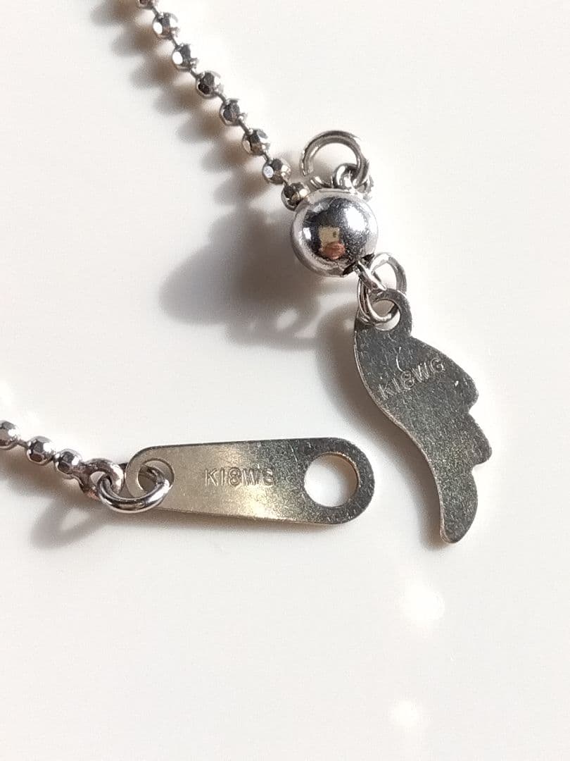 訳あり K18WG チェーン チェーンネックレス