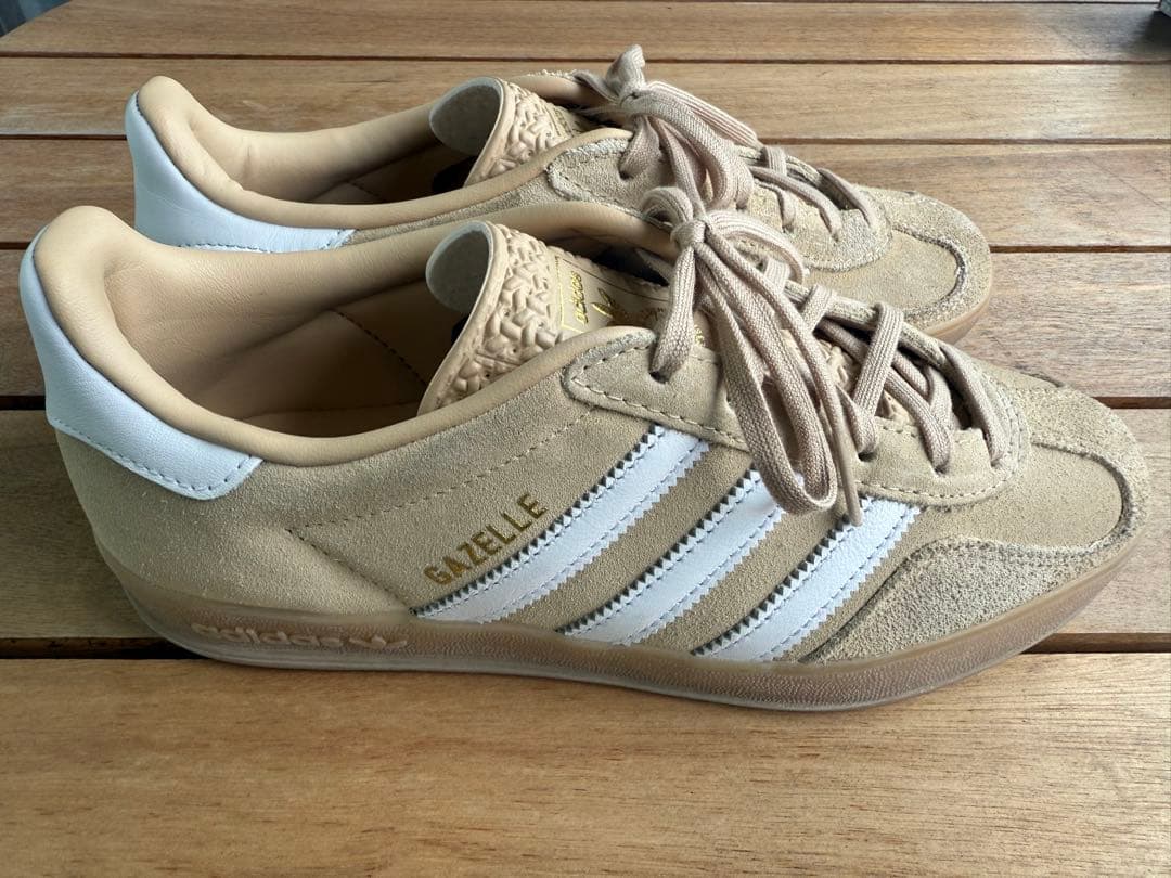 adidas Gazelle Indoor ベージュ23.5cm