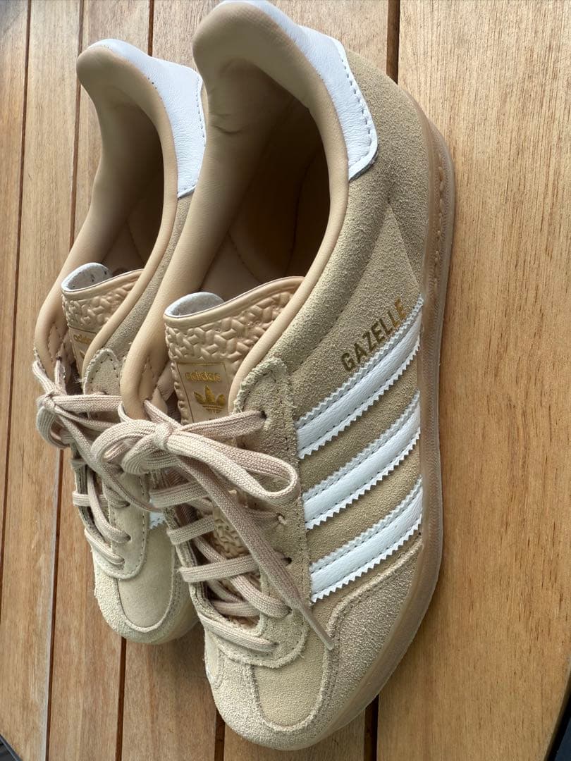 adidas Gazelle Indoor ベージュ23.5cm