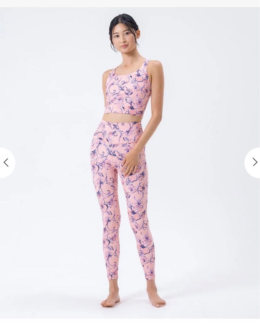 SUKALAフラワープリントヨガウェアセット　 L size