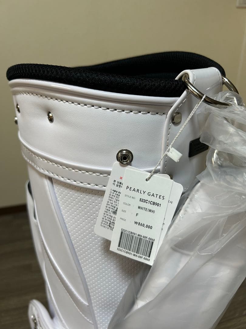 PEARLY GATES パーリーゲイツ　キャスター付キャディバック未使用タグ付