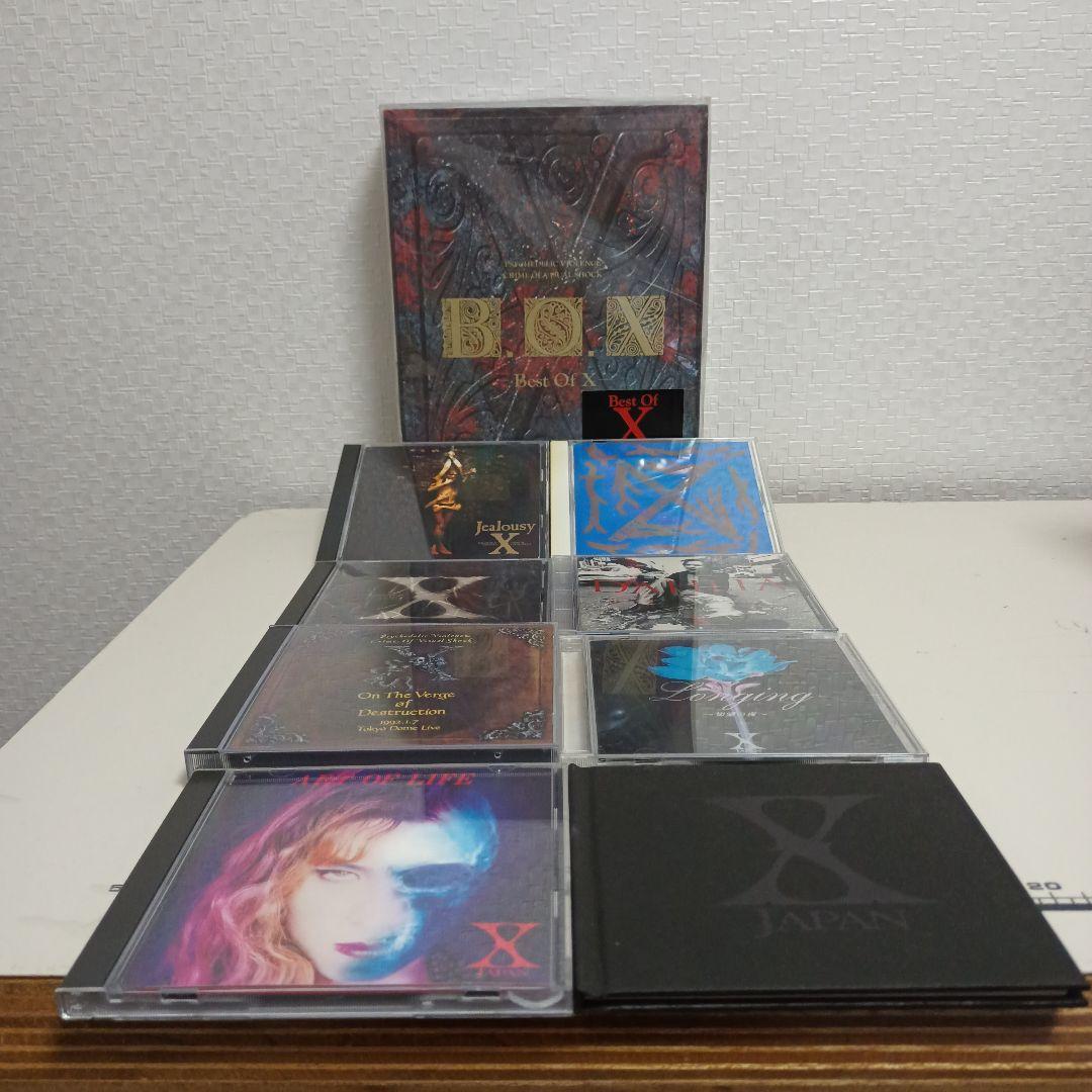 ☆X JAPAN BOXセット CD7枚 下敷き☆