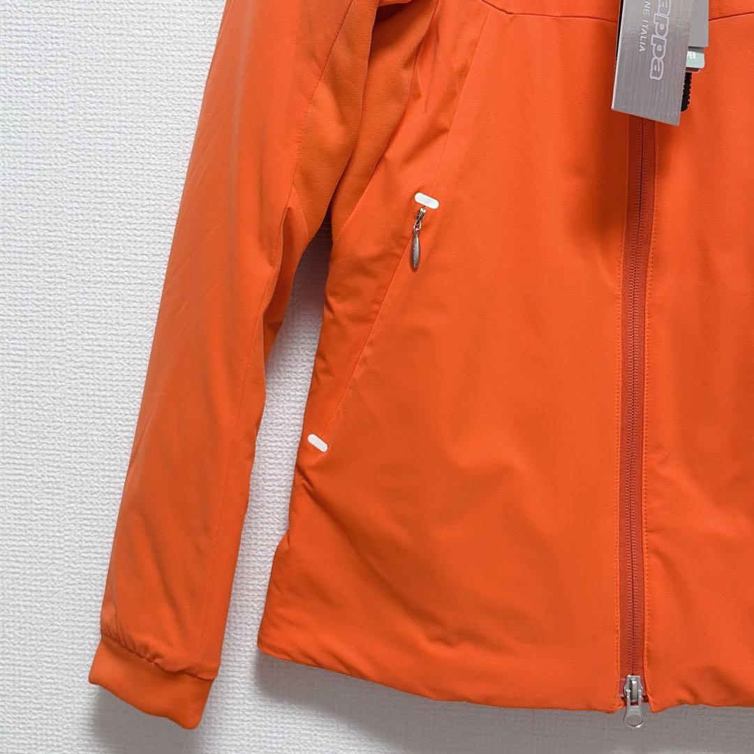 新品未使用　Kappa カッパ　イタリア国旗刺繍　ゴルフジャケット オレンジ　M