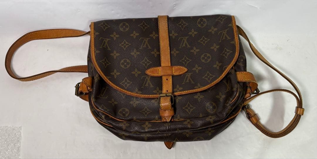 ルイヴィトン　ソミュール35　ショルダーバッグ　モノグラム LV