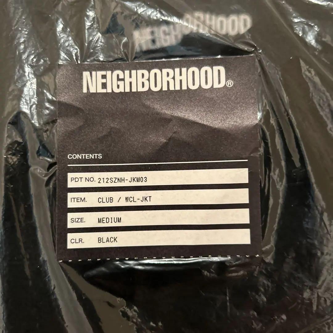 ★美品★ネイバーフッド　カウレザークラブジャケット　M