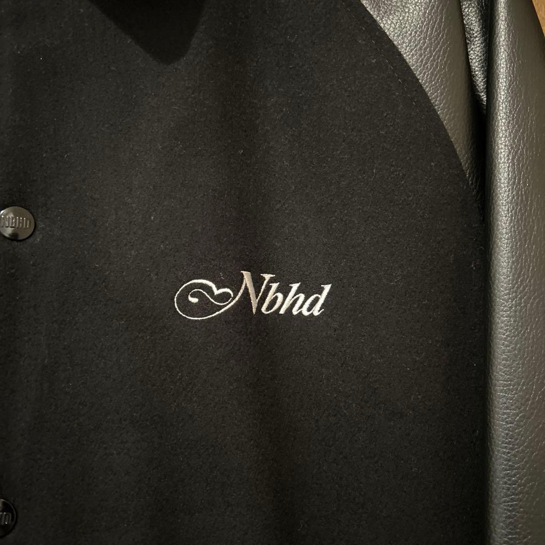 ★美品★ネイバーフッド　カウレザークラブジャケット　M