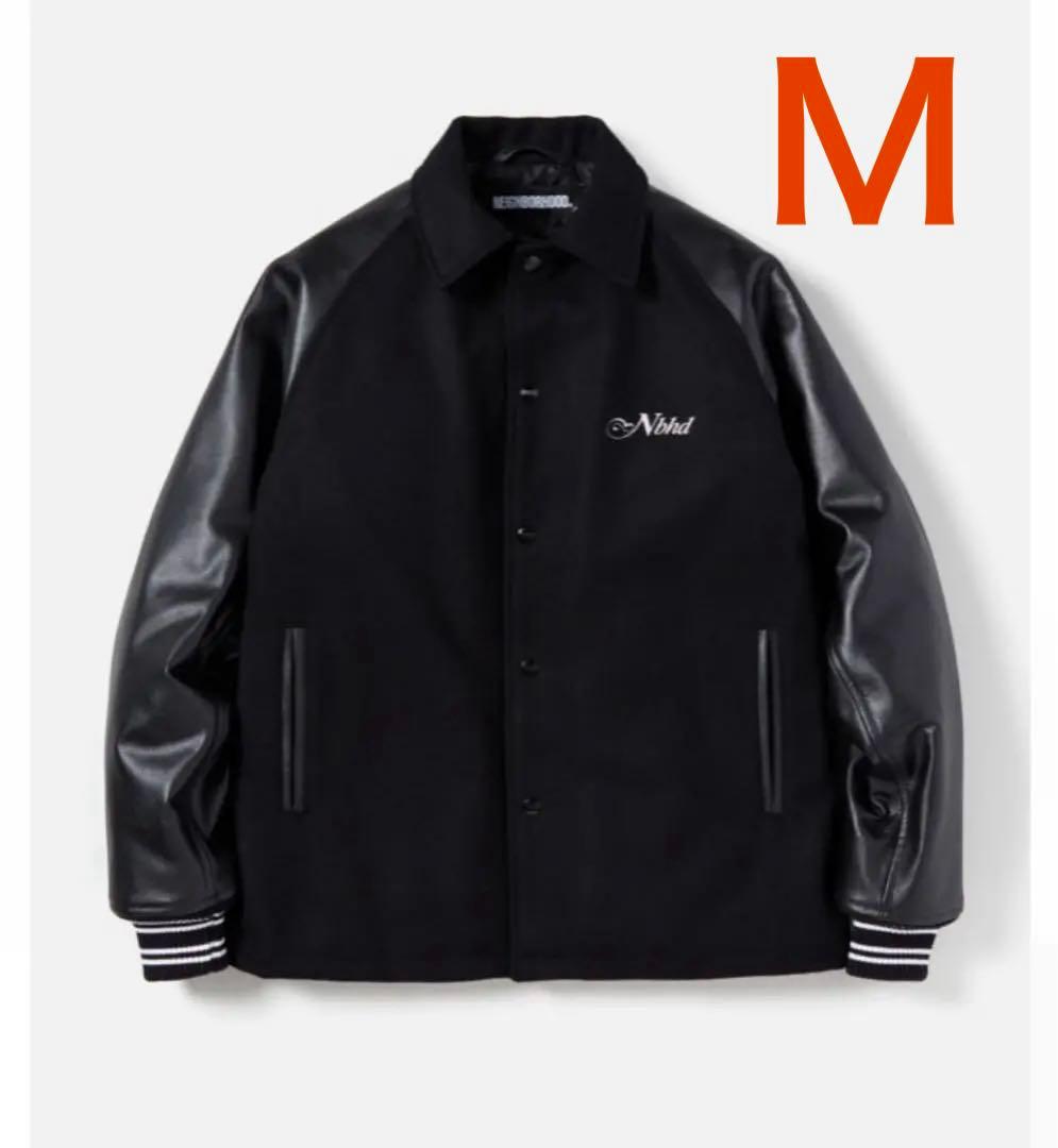 ★美品★ネイバーフッド　カウレザークラブジャケット　M