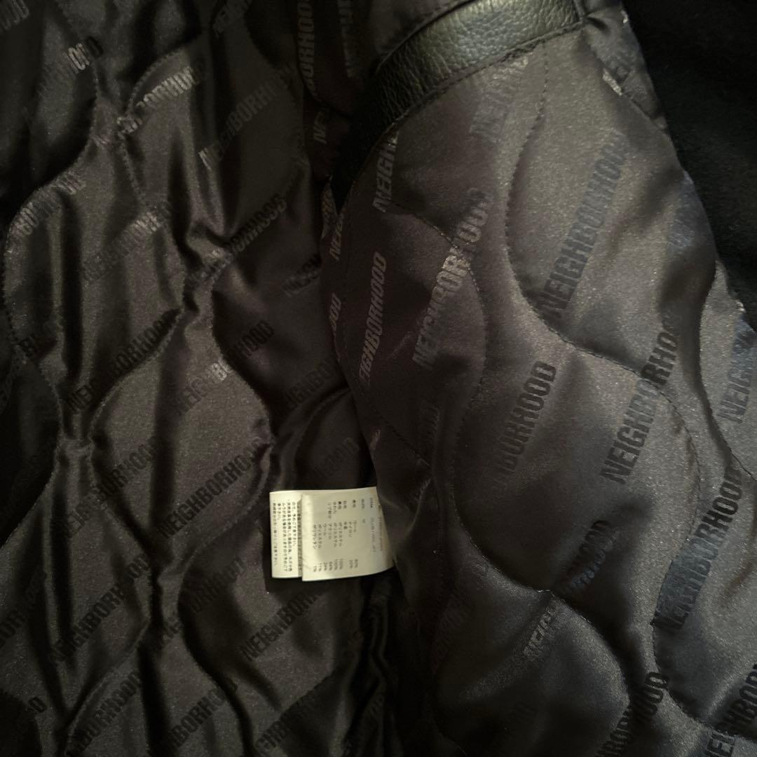 ★美品★ネイバーフッド　カウレザークラブジャケット　M