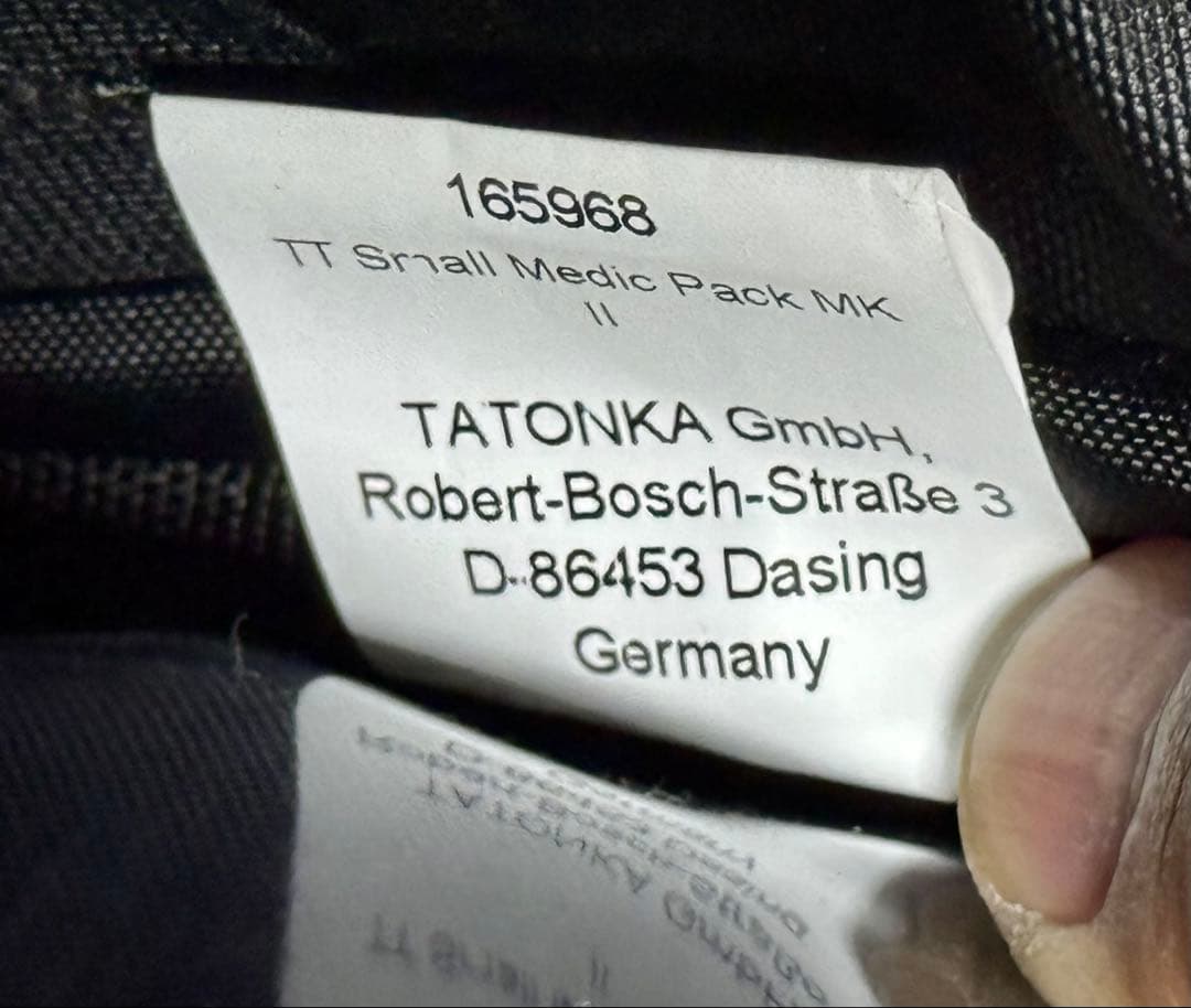 タスマニアンタイガー スモールメディックパック MK2 ブラック ★美品★