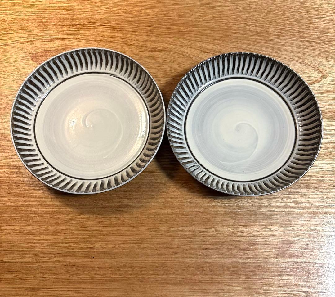 小石原ポタリー　浅鉢2枚と平皿4枚の6枚セット