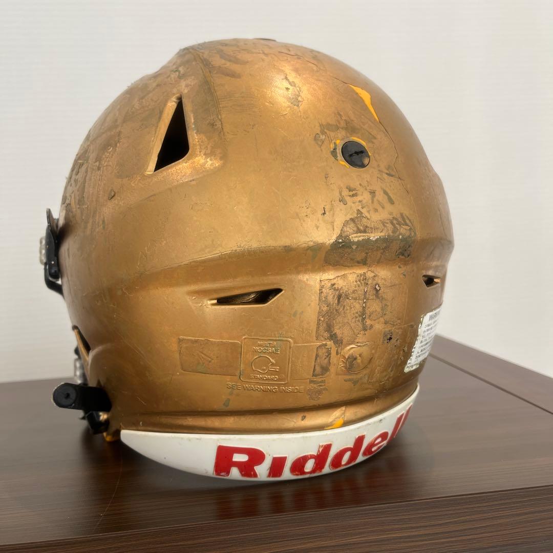 Riddell アメリカンフットボールヘルメット ゴールド