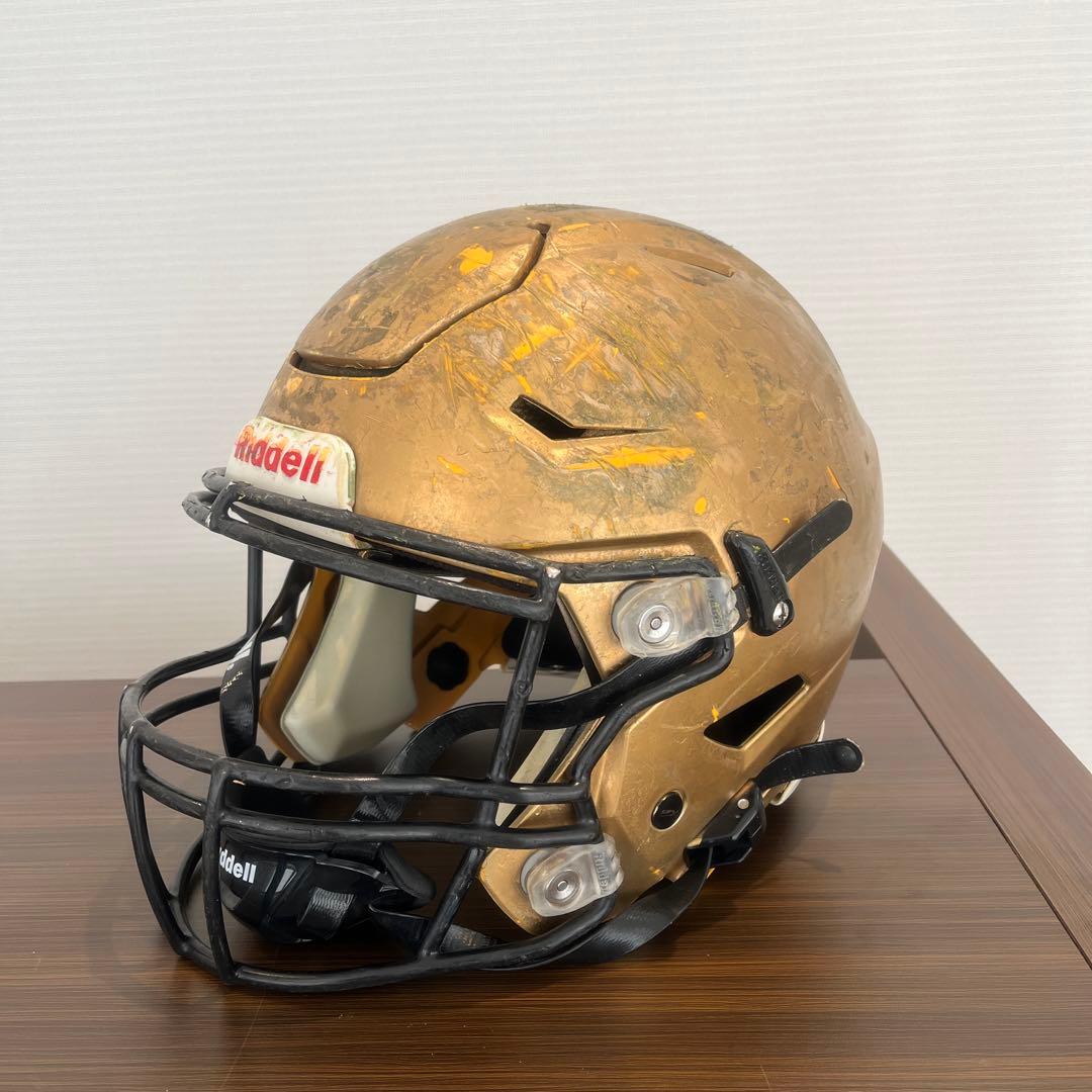 Riddell アメリカンフットボールヘルメット ゴールド