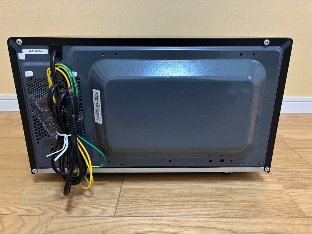 美品　2023年製 ツインバード　フラット電子レンジ DR-F282B動作確認済