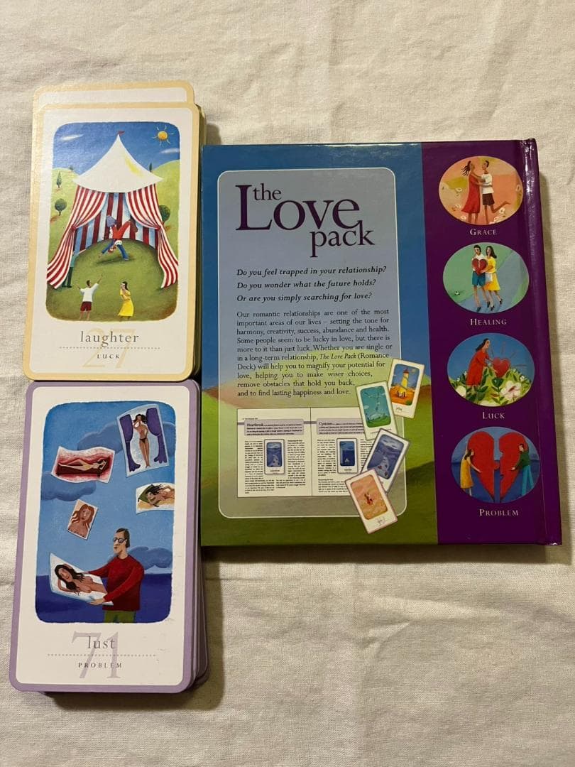 ラブパックセラピーカードThe Love pack(英語版)日本語簡易テキスト付