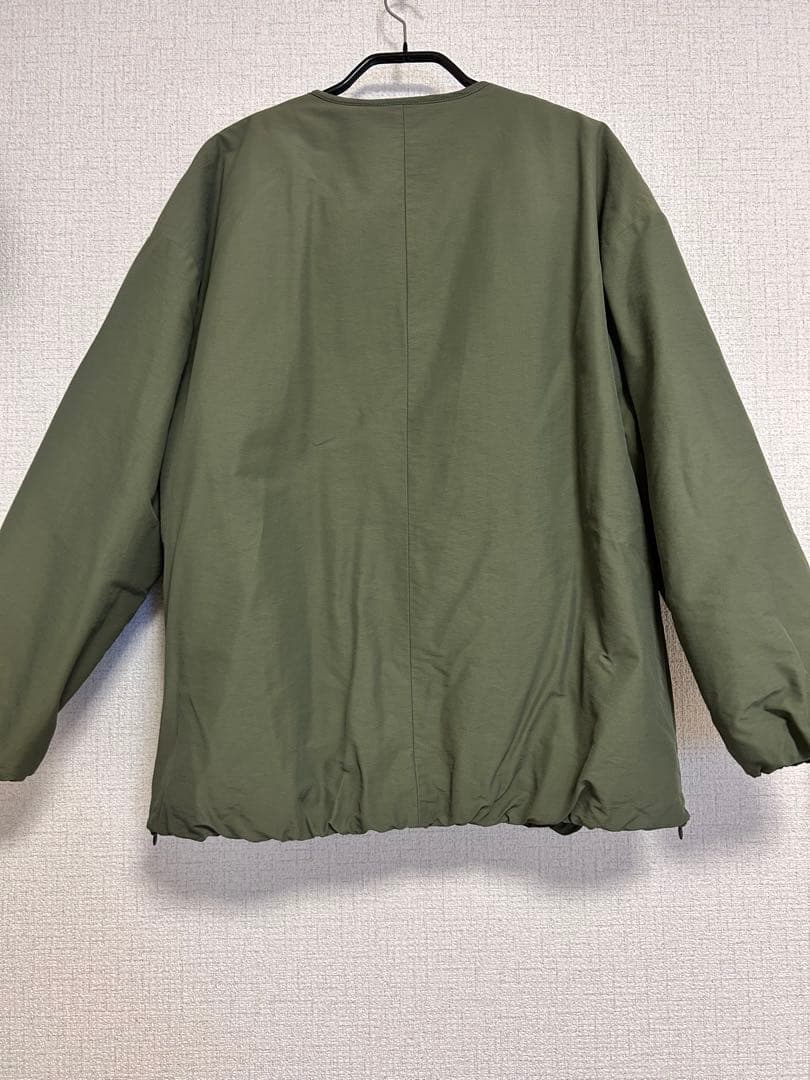 「ふんわり軽くてあったかい」洗えるショート丈コート　カーキ