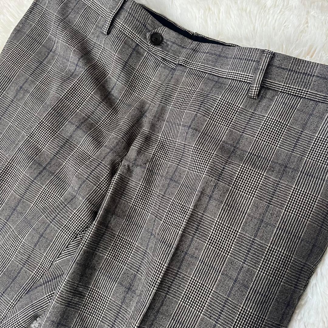 土日限定お値下げ！極美品✨caruso カルーゾ　チェック柄スーツ