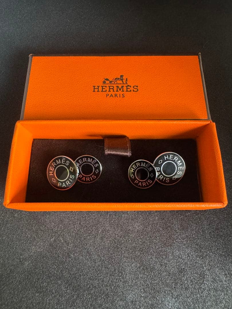 HERMES エルメス セリエ カフスリンク シェーヌダンクル