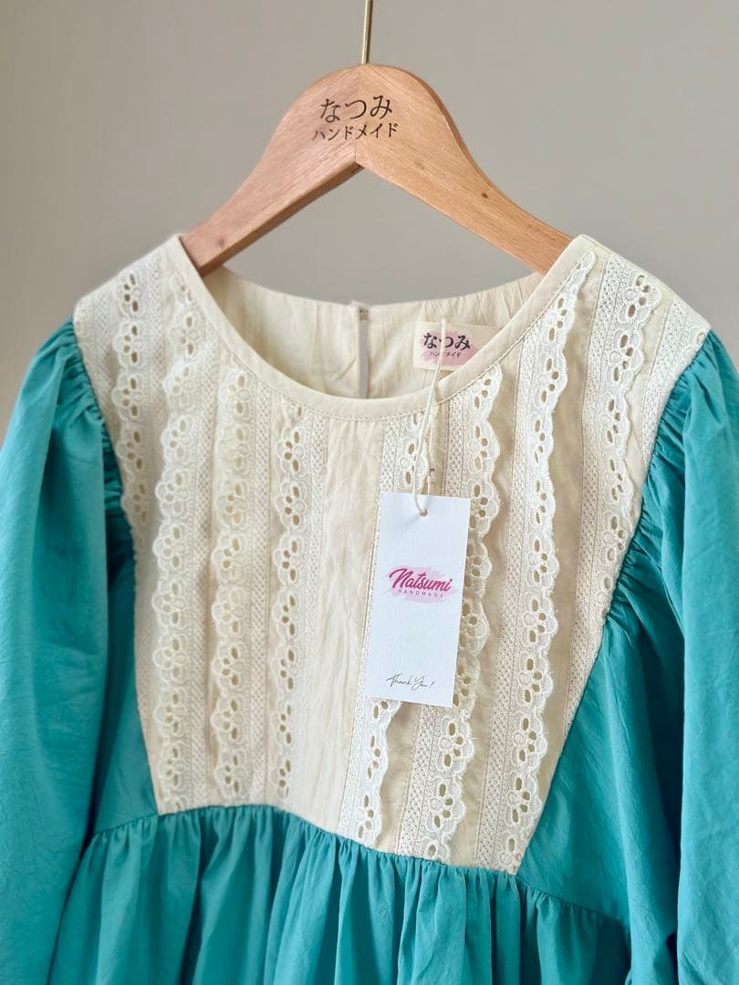 hikamamaNo.T2504ハンドメイド 親子リンクコーデ ワンピース