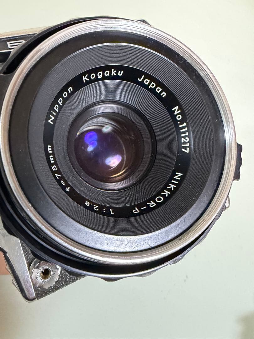Zenza Bronica S2 6×6判 Nikkor 75mm F2.8