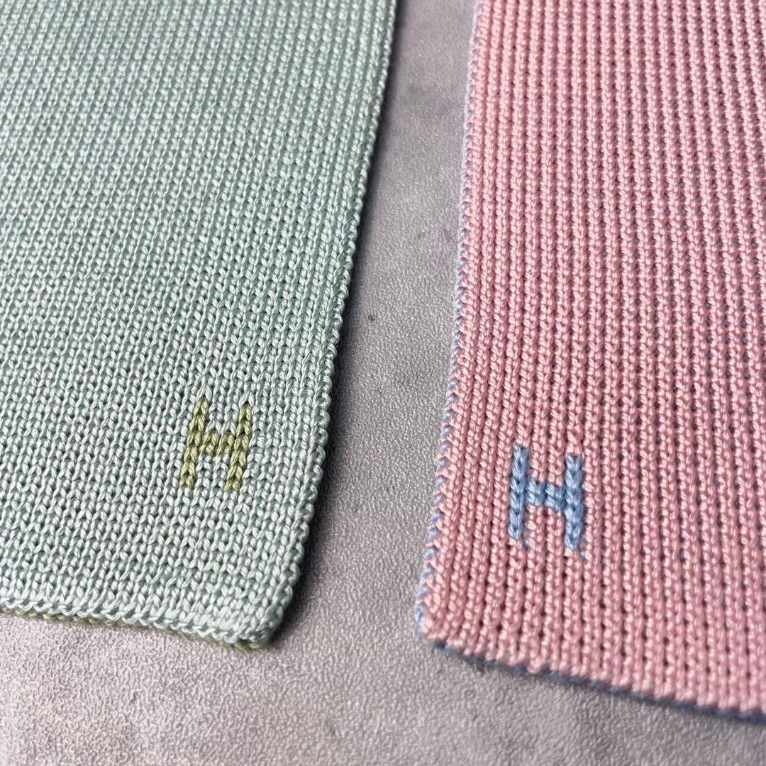 美品 HERMES エルメス キャトルタン 4way ニットタイ ネクタイ