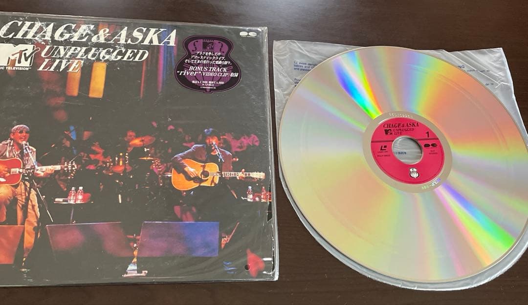 CHAGE & ASKA LD 8枚 チャゲ＆飛鳥 ★ ステッカー付★ MTV