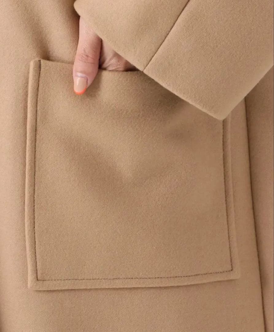 ノーカラーコート