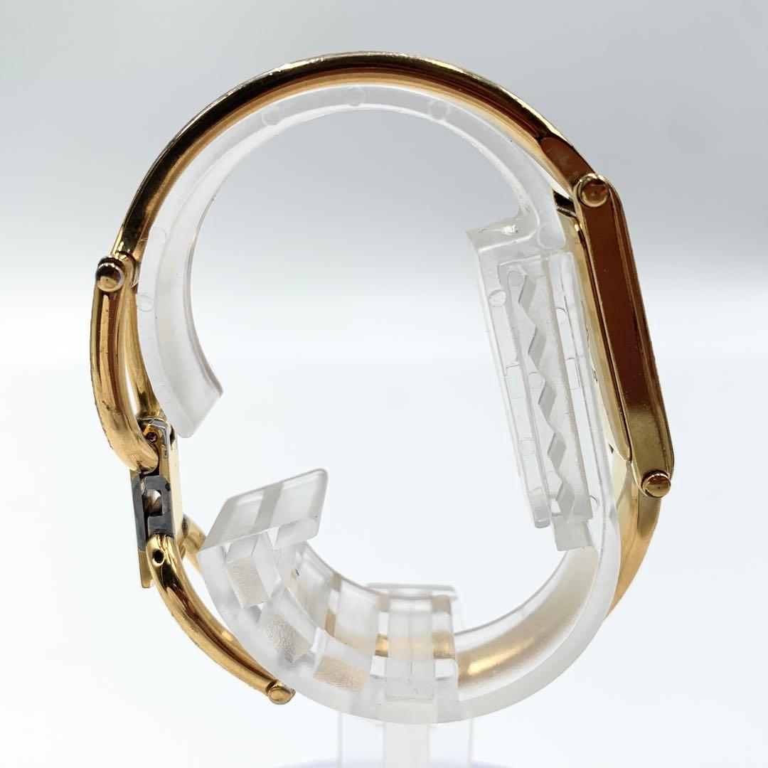 【新品電池 稼働】GUCCI レディース腕時計 1500L ブレスウォッチ 黒.