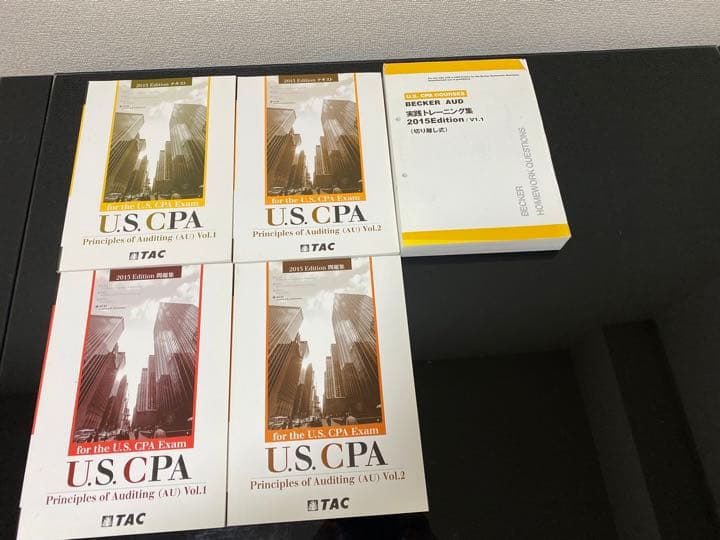 TAC USCPA(米国公認会計士) DVD テキスト 問題集 2015年度版