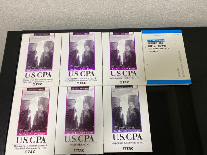 TAC USCPA(米国公認会計士) DVD テキスト 問題集 2015年度版