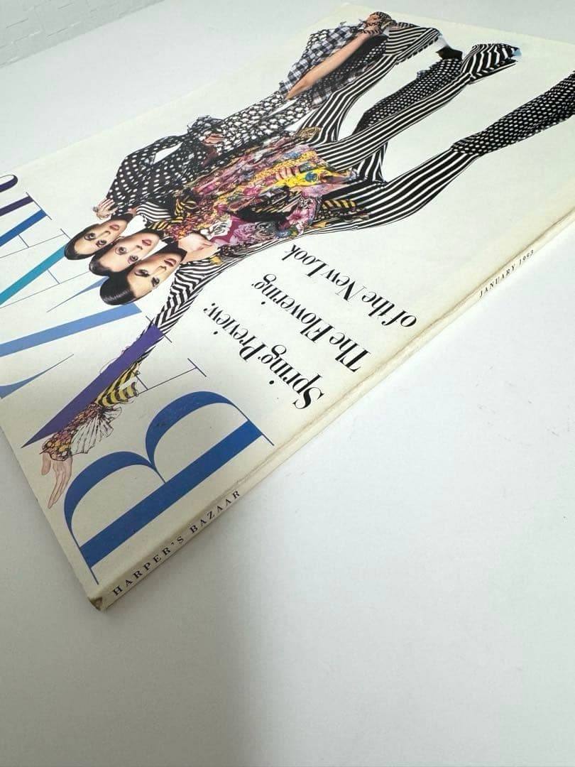 希少　Harper's BAZAAR 1991年1月号　スーパーモデル　グランジ
