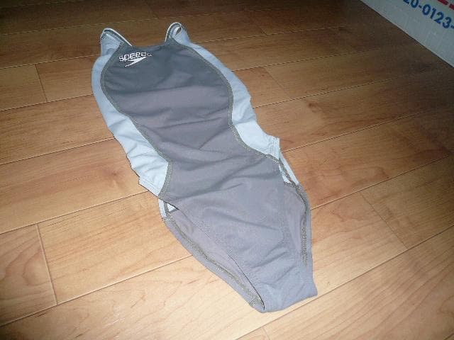 【SPEEDO】貴重な灰カラー！ファーストスキン FS２ 競泳水着 ハイレグ