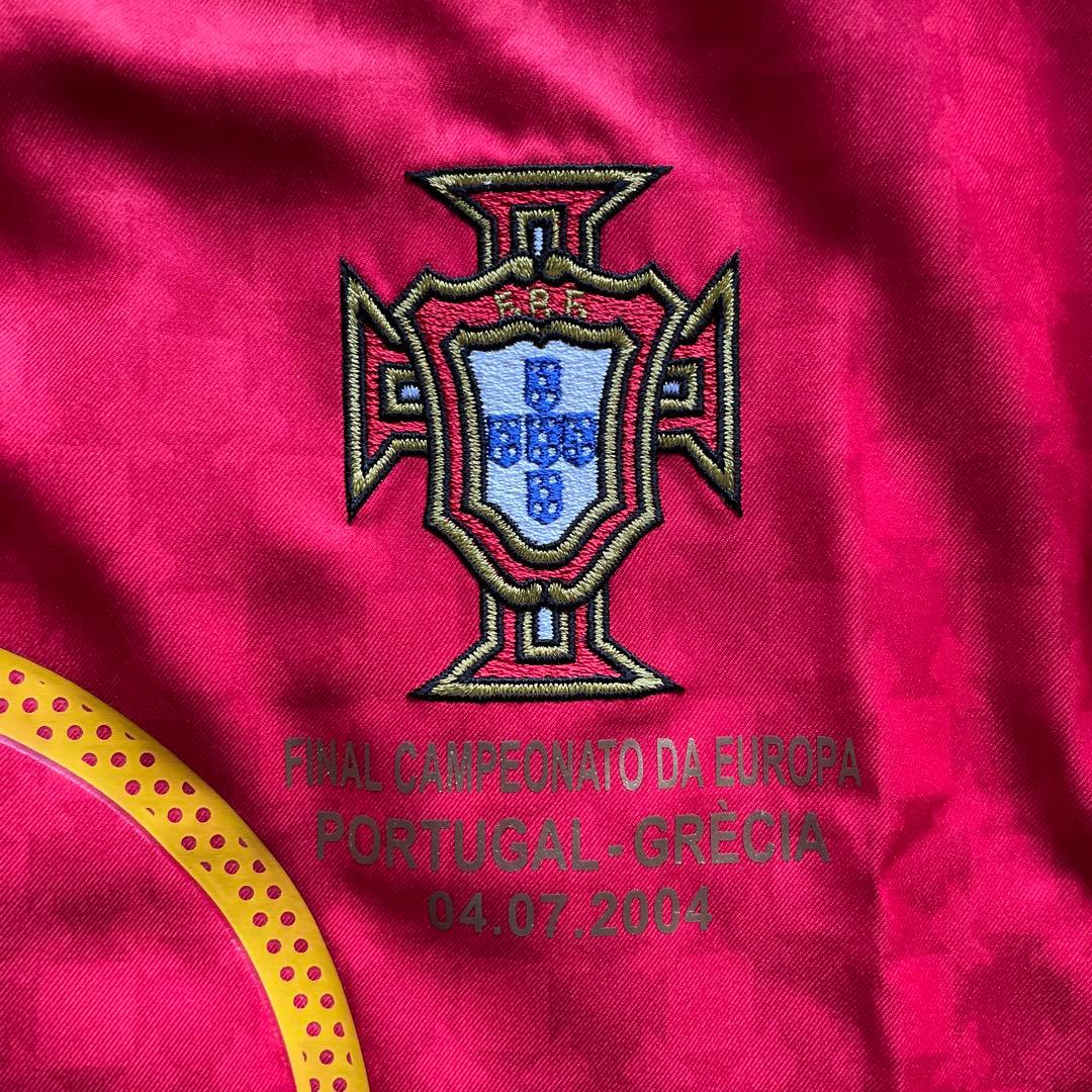 デッドストック ポルトガル代 フィーゴ 7番 ユーロ2004決勝マッチデイパッチ