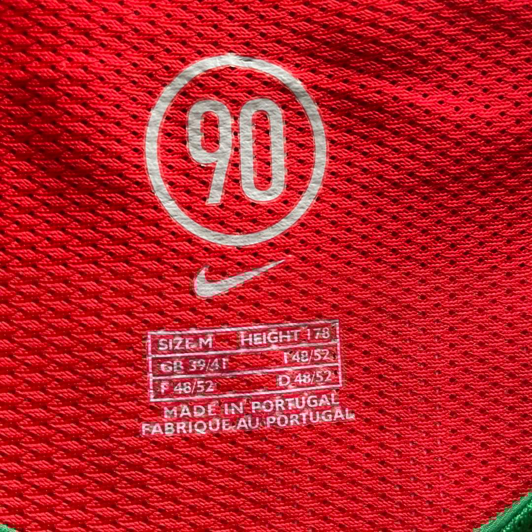 デッドストック ポルトガル代 フィーゴ 7番 ユーロ2004決勝マッチデイパッチ